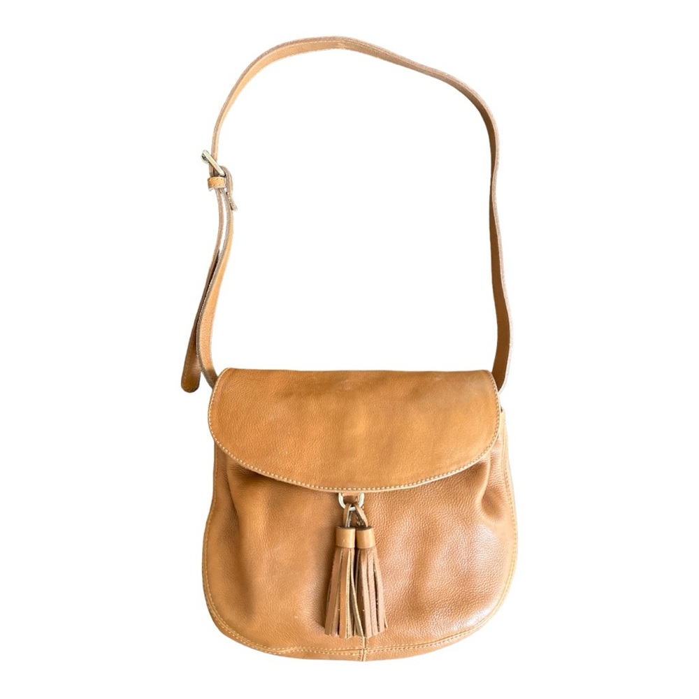 Massimo Dutti Leather Crossbody Bag